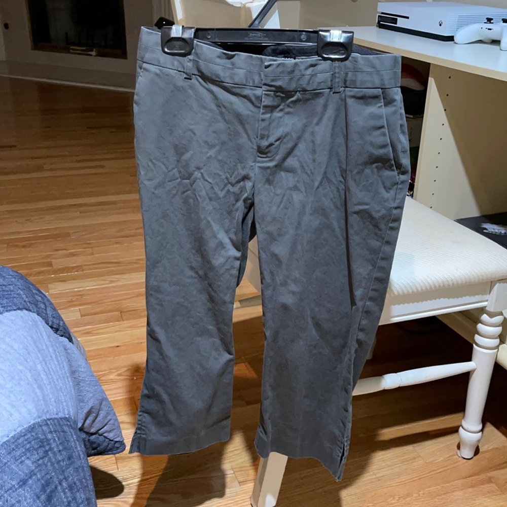 Club Monaco cropped pants grey size 2